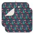thumbnail image 1 of Dark Blue Christmas Pattern Dish Drying Mat for Kitchen 1 Pack, Ultra Absorbent Microfiber Dishes Drainer Mats,16x18in(41x46cm), 1 of 6