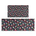 thumbnail image 1 of Dark Blue Christmas Santa and Gnome Pattern Kitchen Rugs Sets Of 2,Anti Fatigue Kitchen Mat Rugs Non Slip Washable,Decorative Kitchen Floor Mats for Kitchen,Sink,Laundry,17"x30"+17"x47", 1 of 7