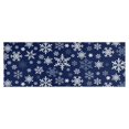 thumbnail image 1 of Dark Blue Christmas Snowflake Pattern Kitchen Rug Mat,Kitchen Runner Rugs Non Skid Washable,Decorative Kitchen Floor Mats for Kitchen,Sink,Laundry,17"X47", 1 of 5