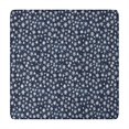 thumbnail image 1 of Dark Blue Christmas Snowflake Pattern Square Fitted Tablecloth with Elastic Edge,Square Table Cover,Washable Elastic Table Cover for Home Kitchen Party Decor 34"x34", 1 of 6