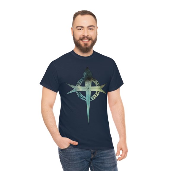 Dark Blue Cross T-Shirt