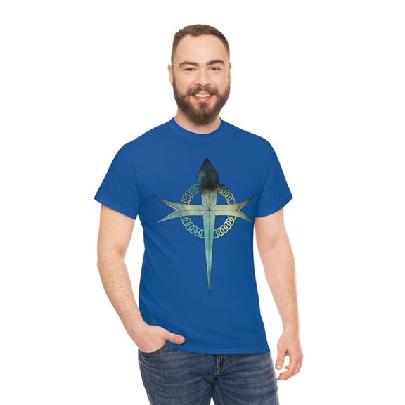 Dark Blue Cross T-Shirt