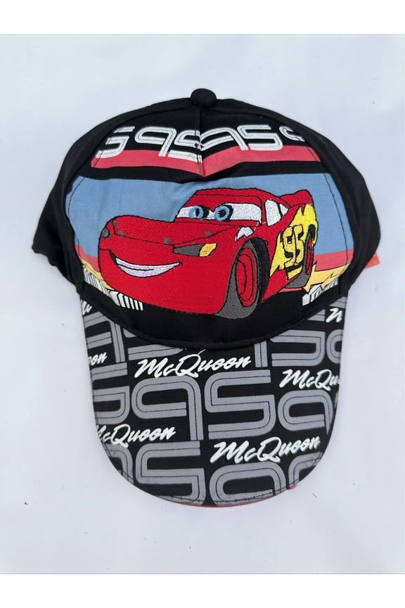 Dark Blue Disney Cars Hat - Blue Mcqueen kids Hat (4 -8 year)