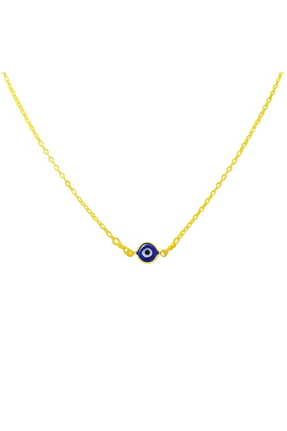 Dark Blue Evil Eye Neckalce