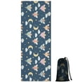 thumbnail image 1 of Dark Blue Fairy Moon Princess Pattern Hot Yoga Mat Towel Non Slip for Hot Yoga - Quick-Drying Yoga Mat Cover with 4 Corner Pockets with Travel Bag - Hot Yoga Towel Non Slip 70"x26", 1 of 6