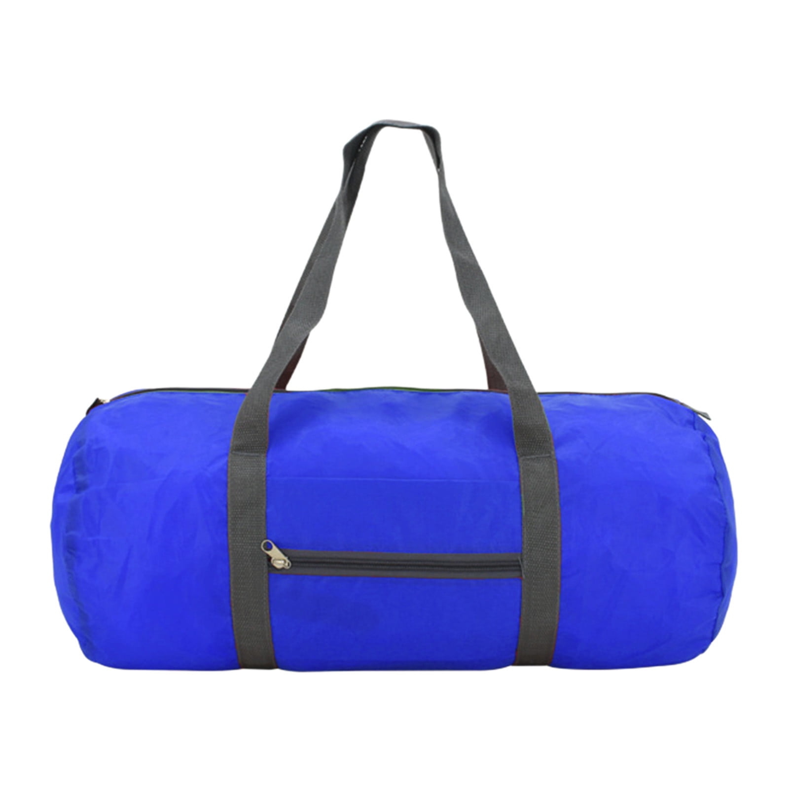 Dark Blue Foldable Duffel Bag Gym Sports Tote Travel Carry On Bag With ...