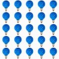 thumbnail image 1 of Dark Blue G40 LED Filament Bulbs - Box of 25, 1 of 1