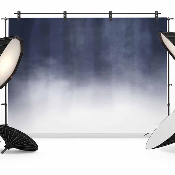 Dark Blue Gradient Photography Backdrop 8x6FT, Watercolor Ombre Abstract Modern Photo Backdrops, Background for Photography Studio Photo Studio Background, Back Drop for Photoshoot