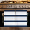 thumbnail image 1 of Dark Blue Gray Kitchen Towels Set of 4, Horizontal Stripe Minimalist Geometric Absorbent Dish Towels for Kitchen, Microfiber Hand Towel, Quick Drying Tea Towel for Cleaning Decorative Dishcloths, 1 of 7