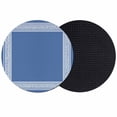 thumbnail image 1 of Dark Blue Greek Key Coasters Set of 2, Geometric Greece Ancient Farmhouse Geo Absorbent Coasters for Drinks, Coaster for Bar Office Dining Coffee Table Accessories Decor, Non Slip Round Desk Coaster, 1 of 9