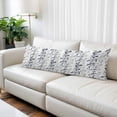 thumbnail image 1 of Dark Blue Grey Botanical Body Pillow Covers 20"x60", Spring Floral Summer Farmhouse Soft Brushed Microfiber Breathable Throw Pillow Covers, Pillowcase with Zipper for Couch Sofa Bedroom Living Room, 1 of 9