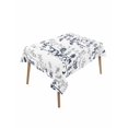 thumbnail image 1 of Dark Blue Grey Botanical Table Cloth, Waterproof Tablecloth for Rectangle Tables, Spring Floral Summer Farmhouse Reusable Washable Fabric Table Cover for Restaurant Kitchen Dining Tables 60"x84", 1 of 9
