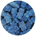 thumbnail image 1 of Dark Blue Gummy Bears Sugared, Blue Candy Blue Raspberry Flavored, The Hampton Popcorn & Candy Company, 2.2 Pound Bag (Pack of 1), 1 of 4