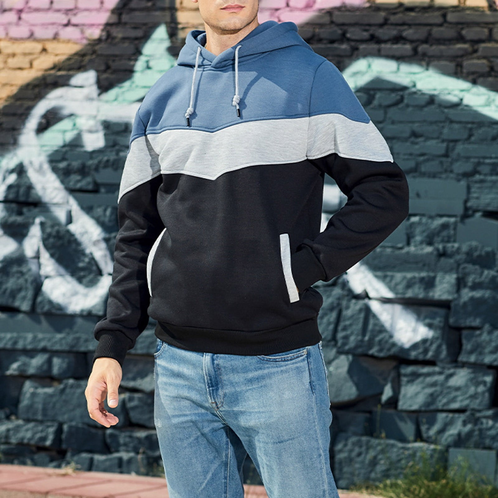 Dark blue hoodie mens hotsell