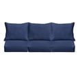 thumbnail image 1 of Dark Blue Indoor/Outdoor Deep Seating Sofa Set, Corded, 1 of 3