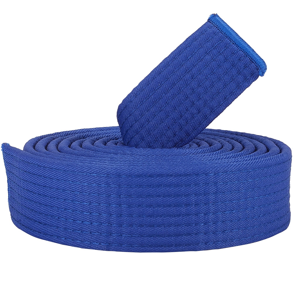 Ceinture De Taekwondo Bleue – Polyester 2.2m X 40mm, Résistante, Pour Ceintures De Grade