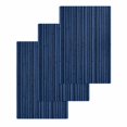 thumbnail image 1 of Dark Blue Kitchen Dish Towels for Drying Dishes Set of 3, Retro Farmhouse Plants Wall Lines Texture Waffle Weave Microfiber Hand Tea Bathroom Towels Quick Dry & Absorbent Towel 15.7x23.6, 1 of 7