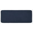 thumbnail image 1 of Dark Blue Kitchen Mat, Simple Small Color Dots on Dark Blue Background Retro Style Pattern, Plush Decorative Kitchen Mat with Non Slip Backing, 47" X 19", Pale Blue and Dark Blue, by Ambesonne, 1 of 1