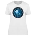 thumbnail image 1 of Dark Blue Leo Zodiac T-Shirt Women -Image by Shutterstock, Female Small, 1 of 2