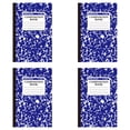 thumbnail image 1 of Dark Blue Marble Composition Book, A5 College Ruled Notebook With Lined Journal Pages, Writing Notepad For Office Supplies, 1 of 8