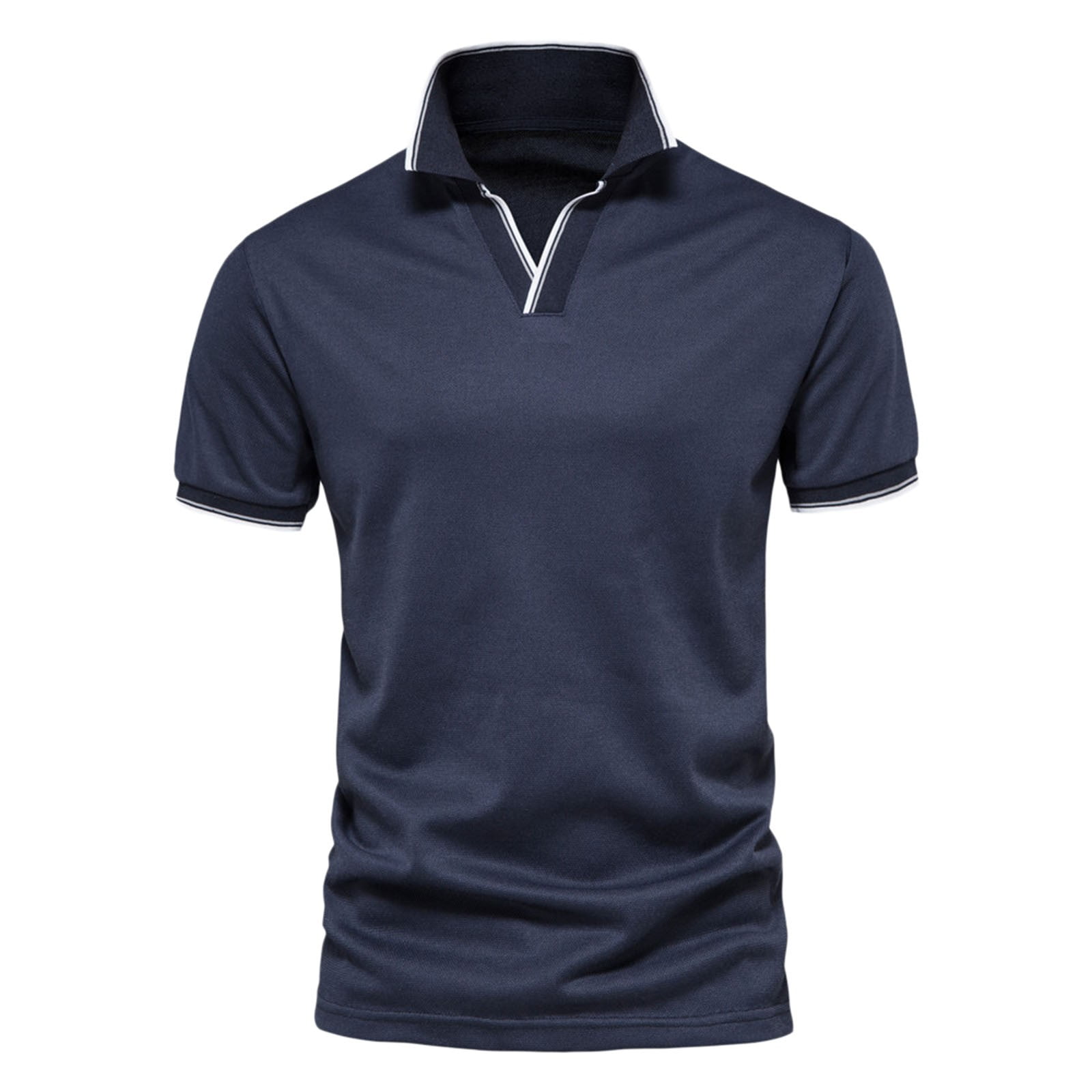 Navy blue color polo t shirt sale