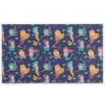 thumbnail image 1 of Dark Blue Mermaid Princess Pattern Door Rugs,Washable Non Slip Door Mats Indoor,Decorative Door Mats,Entry Mat Indoor for Entrance,Bedroom,Kitchen,Bathroom,17"x30", 1 of 6