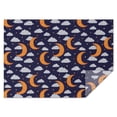 thumbnail image 1 of Dark Blue Moon Cloud Star Pattern Rectangle Tablecloth 60"x84",Waterproof Polyester Rectangle Table Cloth, Wipeable Spillproof Polyester Tablecloth for Dining, Camping, Indoor and Outdoor, 1 of 5