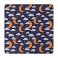 thumbnail image 1 of Dark Blue Moon Cloud Star Pattern Square Fitted Tablecloth with Elastic Edge,Square Table Cover,Washable Elastic Table Cover for Home Kitchen Party Decor 34"x34", 1 of 6