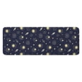 thumbnail image 1 of Dark Blue Moon Pattern Kitchen Rug Mat,Kitchen Runner Rugs Non Skid Washable,Decorative Kitchen Floor Mats for Kitchen,Sink,Laundry,17"x47.2", 1 of 7