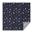 thumbnail image 1 of Dark Blue Moon Pattern Square Tablecloth,Waterproof Square Table Cover,Wipeable Spillproof Washable Table Cover for Home Kitchen Party Decor 42"X42"(107x107cm), 1 of 6