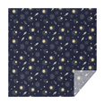 thumbnail image 1 of Dark Blue Moon Pattern Square Tablecloth,Waterproof Square Table Cover,Wipeable Spillproof Washable Table Cover for Home Kitchen Party Decor 60"x60"(152x152cm), 1 of 6