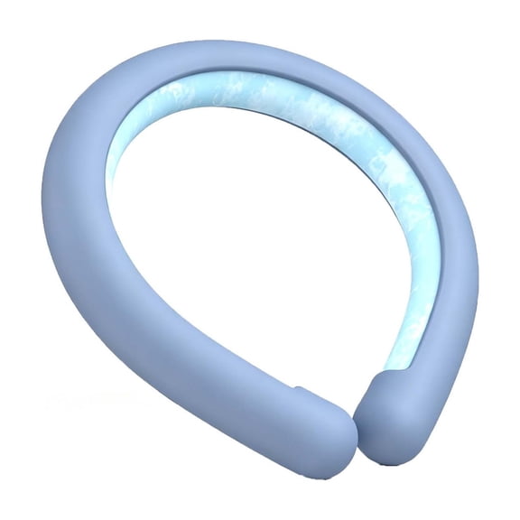 Dark Blue Pcm Reusable Summer Cool Neck Collar No Battery Portable Cooling Ring For Sports Outdoor Wearable Ice Pack Relief