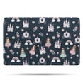 thumbnail image 1 of Dark Blue Princess Castle Pattern Bathroom Rugs Mat,Non Slip Microfiber Bathroom Rug,Rubber Backing,Soft Bathroom Mats for Bathroom Floor,Tub and Shower,20x32in(50x80cm), 1 of 5