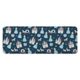 thumbnail image 1 of Dark Blue Princess Castle Pattern Kitchen Rug Mat,Kitchen Runner Rugs Non Skid Washable,Decorative Kitchen Floor Mats for Kitchen,Sink,Laundry,17"x47.2", 1 of 7
