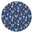 thumbnail image 1 of Dark Blue Princess Fairy Forest Pattern Round Fitted Tablecloth with Elastic Edge,Dining Table Cover Waterproof,Outdoor Round Tablecloth for Camping,Dining,Indoor and Outdoor, 1 of 7