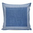 thumbnail image 1 of Dark Blue Retro Greek Key Pillow Covers 16x16 Inch Decorative Throw Pillow Cover, Geometric Greece Ancient Rustic Sofa Pillowcases Accent Cushion Case Home Decor Bedroom Living Room, 1 of 6