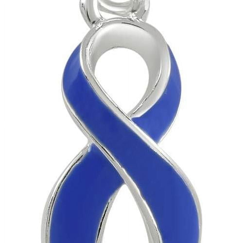 Dark Blue Ribbon Awareness Charms – Dark Blue Ribbon Shaped Charms For  Colon Cancer, Child Abuse, Caner & Huntington'S Disease Awareness - Perfect  For Jewelry Making, Bracelets, Necklaces, DIY 