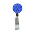 thumbnail image 1 of Dark Blue Ribbon for Colon Cancer Awareness Retractable Badge Reel, 1 of 1