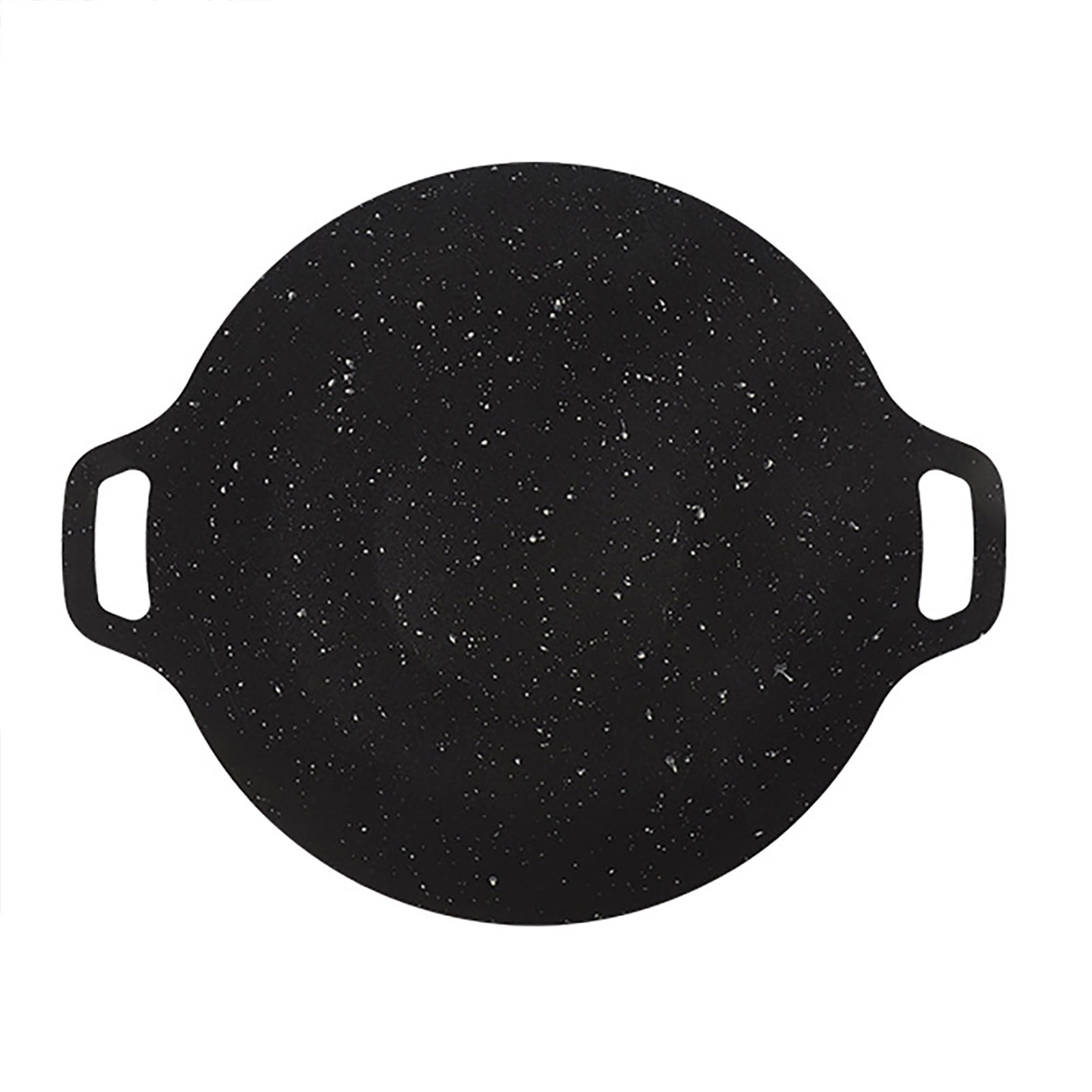 Dark Blue Round Griddle Pan, 11 Inch Small Non Stick Korean BBQ Tray, 1 Count, Portable Stovetop Grill For Solo Camping Hiking, Fried Egg Pancake Maker, Outdoor Breakfast Skillet, Easy Clean