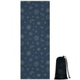 thumbnail image 1 of Dark Blue Star Moon Sun Pattern Hot Yoga Mat Towel Non Slip for Hot Yoga - Quick-Drying Yoga Mat Cover with 4 Corner Pockets with Travel Bag - Hot Yoga Towel Non Slip 74"x26", 1 of 6