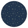 thumbnail image 1 of Dark Blue Star Moon Sun Pattern Round Fitted Tablecloth with Elastic Edge,Dining Table Cover Waterproof,Outdoor Round Tablecloth for Camping,Dining,Indoor and Outdoor, 1 of 7