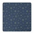 thumbnail image 1 of Dark Blue Star Moon Sun Pattern Square Fitted Tablecloth with Elastic Edge,Square Table Cover,Washable Elastic Table Cover for Home Kitchen Party Decor 34"x34", 1 of 6