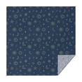 thumbnail image 1 of Dark Blue Star Moon Sun Pattern Square Tablecloth,Waterproof Square Table Cover,Wipeable Spillproof Washable Table Cover for Home Kitchen Party Decor 52"x52"(132x132cm), 1 of 6