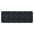 thumbnail image 1 of Dark Blue Sun Moon Pattern Kitchen Rug Mat,Kitchen Runner Rugs Non Skid Washable,Decorative Kitchen Floor Mats for Kitchen,Sink,Laundry,17"x47.2", 1 of 7
