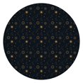thumbnail image 1 of Dark Blue Sun Moon Pattern Round Fitted Tablecloth with Elastic Edge,Dining Table Cover Waterproof,Outdoor Round Tablecloth for Camping,Dining,Indoor and Outdoor, 1 of 7