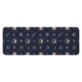 thumbnail image 1 of Dark Blue Sun Moon Rocket Pattern Kitchen Rug Mat,Kitchen Runner Rugs Non Skid Washable,Decorative Kitchen Floor Mats for Kitchen,Sink,Laundry,17"x47.2", 1 of 7