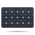 thumbnail image 1 of Dark Blue Sun Moon Star Pattern Bathroom Rugs Mat,Non Slip Microfiber Bathroom Rug,Rubber Backing,Soft Bathroom Mats for Bathroom Floor,Tub and Shower,17x27in(43x68cm), 1 of 5