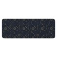 thumbnail image 1 of Dark Blue Sun Moon Star Pattern Kitchen Rug Mat,Kitchen Runner Rugs Non Skid Washable,Decorative Kitchen Floor Mats for Kitchen,Sink,Laundry,17"x47.2", 1 of 7