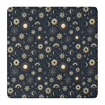 thumbnail image 1 of Dark Blue Sun Moon Star Pattern Square Fitted Tablecloth with Elastic Edge,Square Table Cover,Washable Elastic Table Cover for Home Kitchen Party Decor 36"x36", 1 of 6