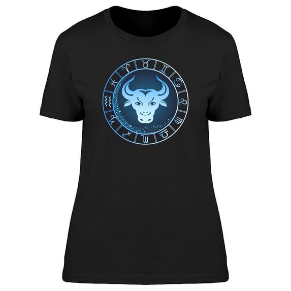 Dark Blue Taurus Zodiac Tee Women's -Image by Shutterstock